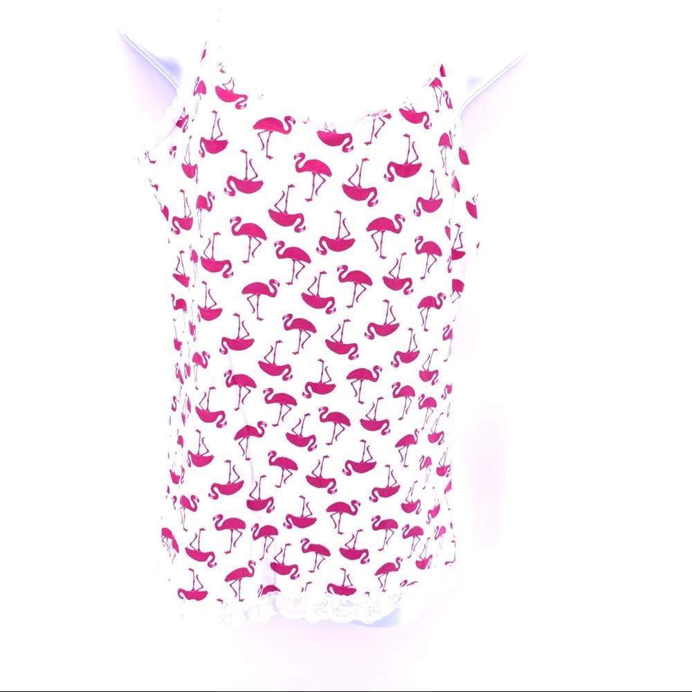Flamingo racer back shirt L